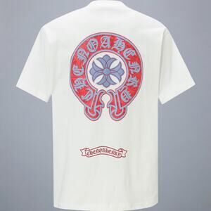 Chrome Hearts Men's White Short Sleeve T-Shirt